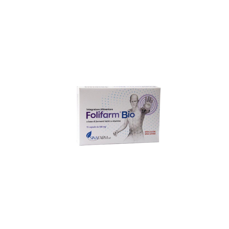 Sinafarm Folifarm Bio 15 Capsule - Integratori di fermenti lattici - 975194376 - Sinafarm - € 12,02