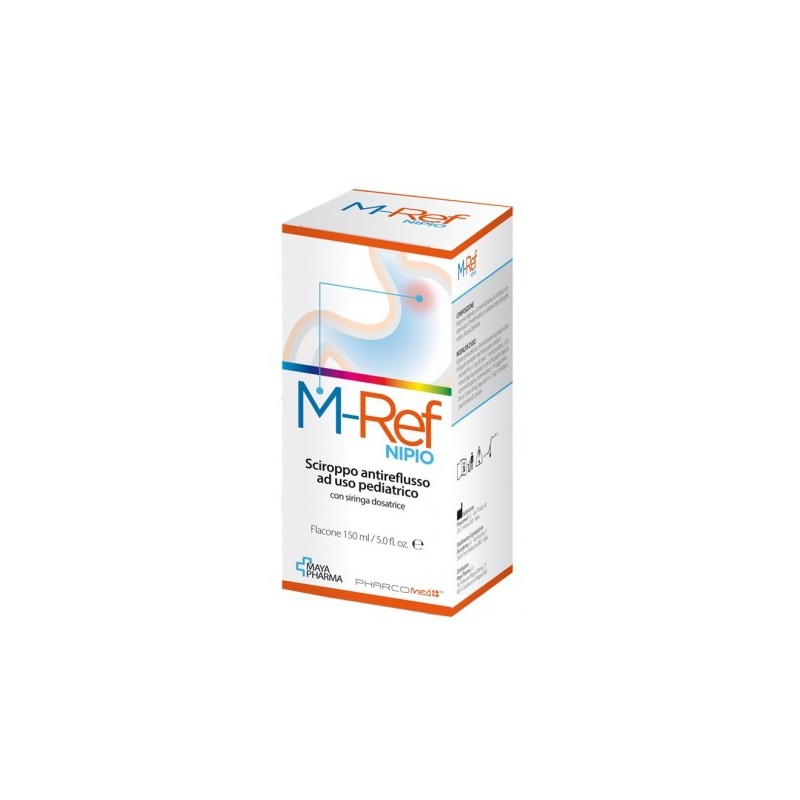 Maya Pharma M-Ref Nipio Sciroppo Antireflusso Ad Uso Pediatrico 150 Ml - Integratori per il reflusso gastroesofageo - 9442750...