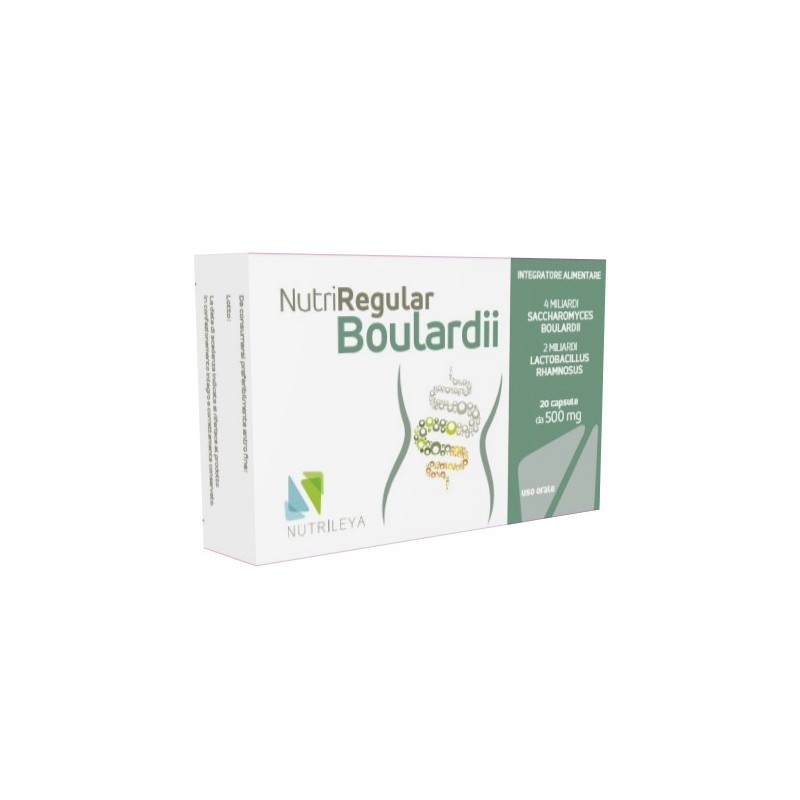 Nutrileya Nutriregular Boulardii 20 Capsule - Integratori di fermenti lattici - 942853298 - Nutrileya - € 12,57