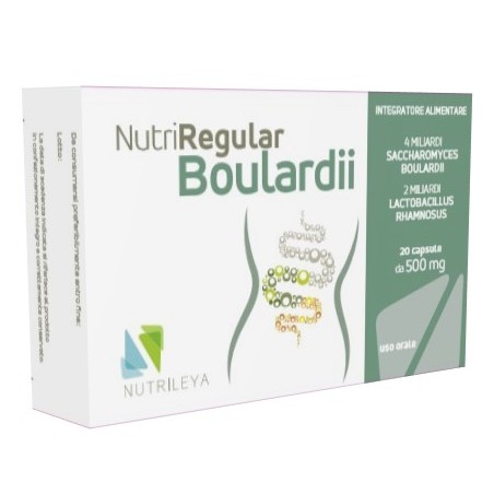 Nutrileya Nutriregular Boulardii 20 Capsule - Integratori di fermenti lattici - 942853298 - Nutrileya - € 13,05