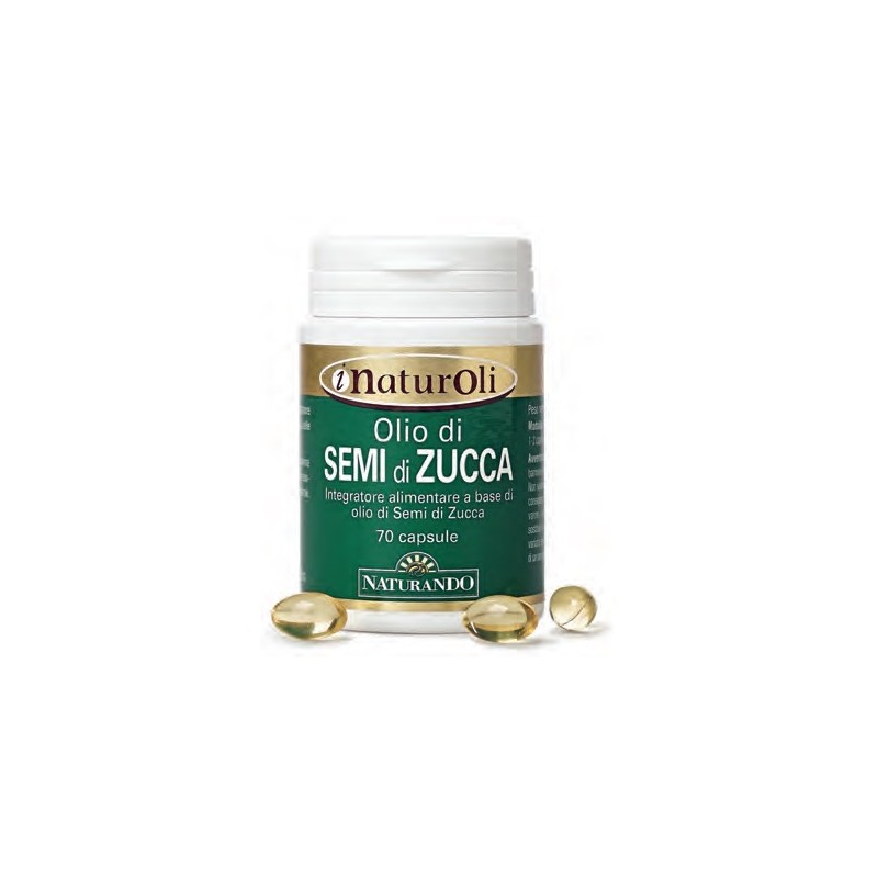 Naturando I Naturoli Olio Di Semi Di Zucca 70 Capsule Naturando - 1
