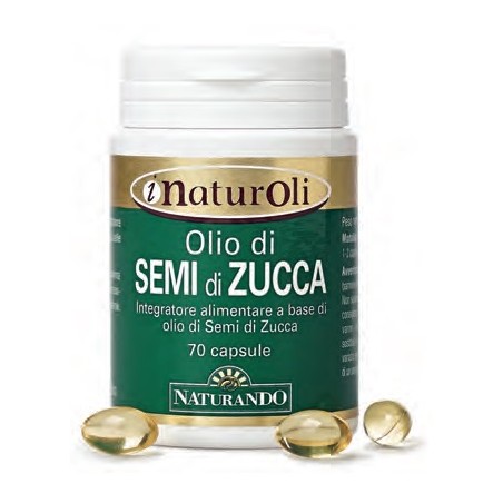 Naturando I Naturoli Olio Di Semi Di Zucca 70 Capsule - Integratori per apparato uro-genitale e ginecologico - 933511418 - Na...