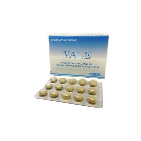 Princeps Vale 30 Compresse - Integratori per umore, anti stress e sonno - 939122786 - Princeps - € 14,82