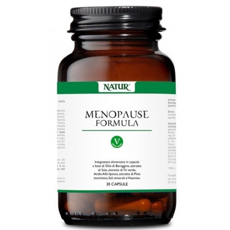 Natur Menopause Formula 30 Capsule Da 400 Mg - Integratori per ciclo mestruale e menopausa - 971053032 - Natur - € 15,76