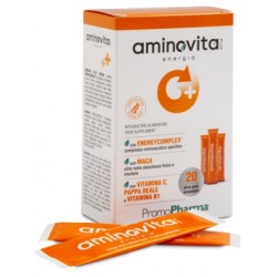 Promopharma Aminovita Plus Energia 20 Stick Pack X 2 G - Integratori per concentrazione e memoria - 978508380 - Promopharma -...