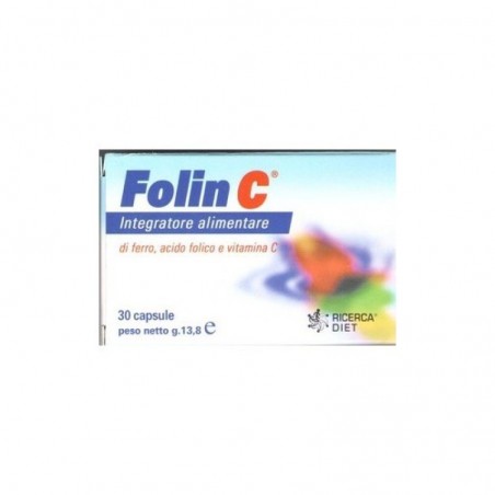 Folin C 400 Integratore di Acido Folico Per Gravidanza 40 Compresse - 1 Folin C 400 Integratore di Acido Folico Per Gravidanza 40 Compresse - 1