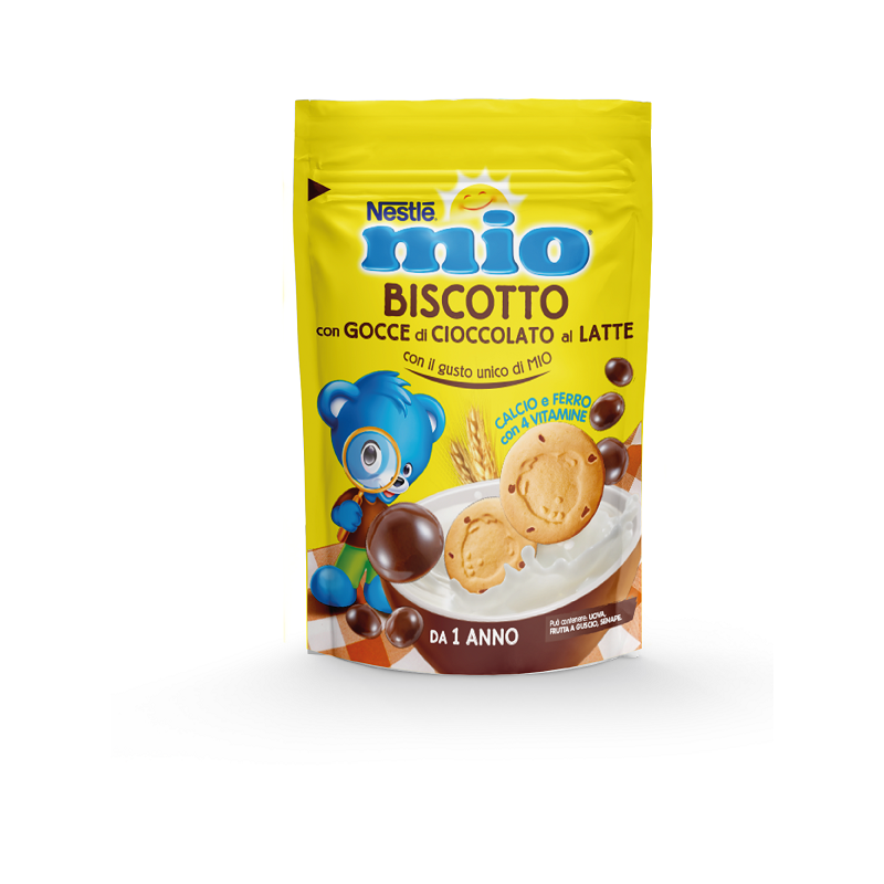 Nestle' Italiana Mio Biscotto Gocce Cioccolato Al Latte 150 G - Biscotti e merende per bambini - 947254850 - Nestle' Italiana...