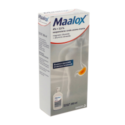 Medifarm Maalox 4% + 3,5% Sospensione Orale Aroma Menta - Farmaci per bruciore e acidità di stomaco - 041417041 - Medifarm - ...