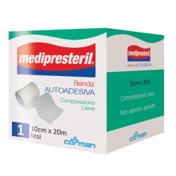 Corman Medipresteril Benda Autoadesiva 10x2000 Cm 1 Pezzo - Medicazioni - 944793203 - Corman - € 11,63