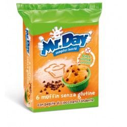 Vicenzi Mr Day Muffin Senza Glutine Con Pepite Di Cioccolato Fondente 6 X 42 G - Alimenti senza glutine - 975042211 - Vicenzi...