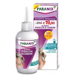 Paranix Shampoo Contro Pidocchi e Lendini 200 Ml + Pettine - Trattamenti antiparassitari capelli - 974919019 - Paranix