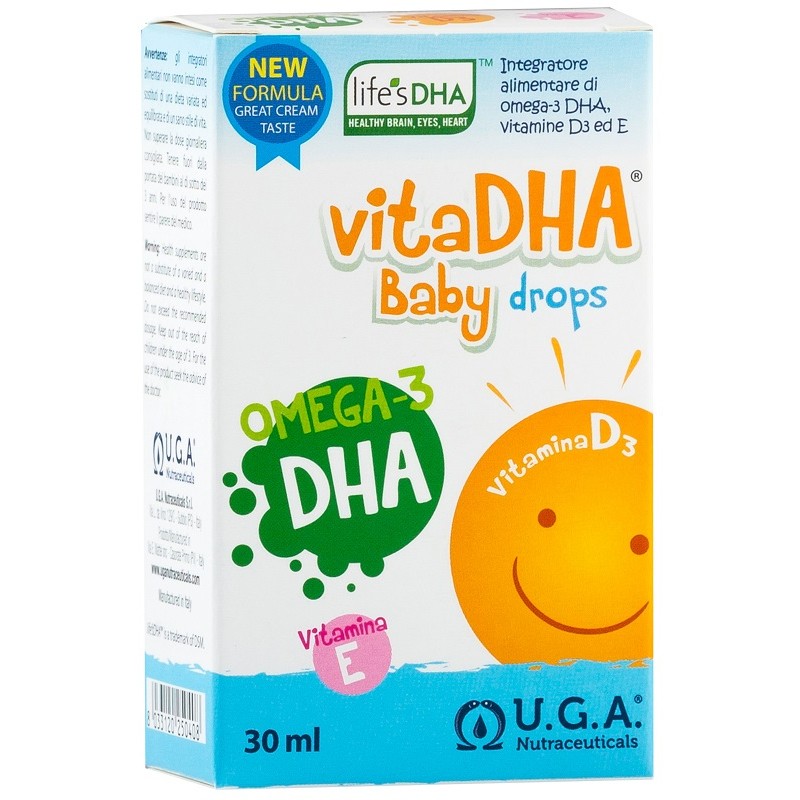 U. G. A. Nutraceuticals Vitadha Baby Drops 30 Ml - Integratori prenatali e postnatali - 972598534 - U. G. A. Nutraceuticals -...