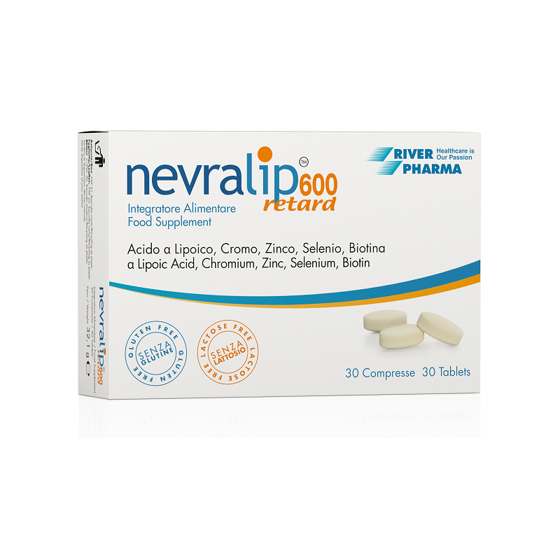 River Pharma Nevralip 600 Retard 30 Compresse - Integratori per dolori e infiammazioni - 945205298 - River Pharma - € 25,24