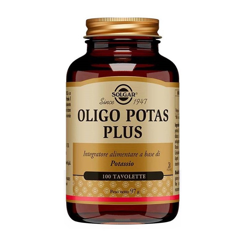 Solgar It. Multinutrient Oligo Potas Plus 100 Tavolette Solgar - 1