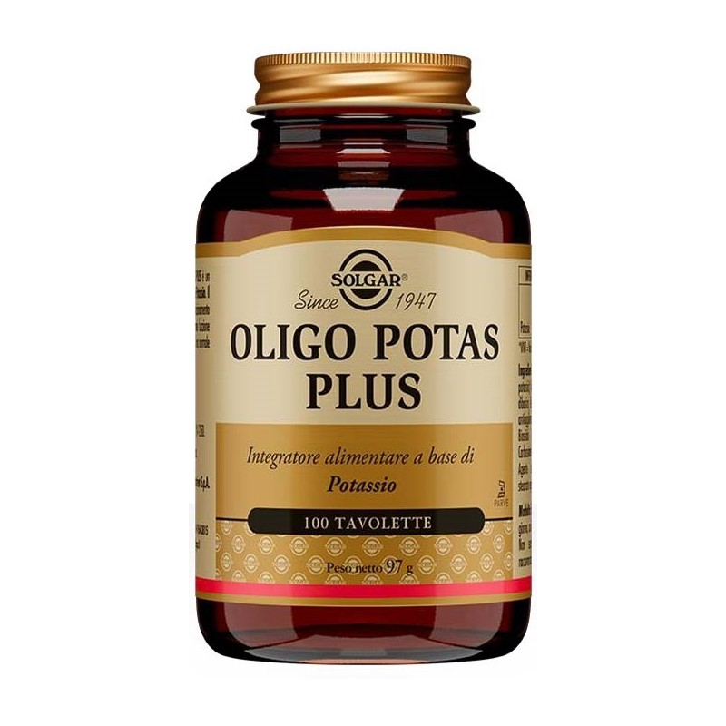 Solgar It. Multinutrient Oligo Potas Plus 100 Tavolette - Integratori per dolori e infiammazioni - 947491458 - Solgar - € 13,31