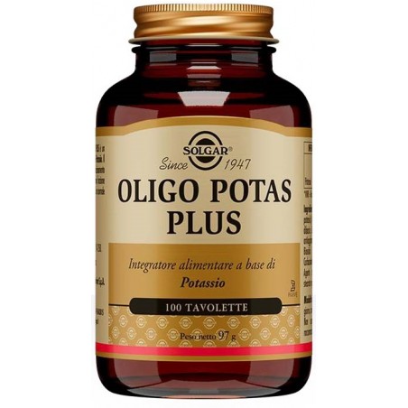 Solgar It. Multinutrient Oligo Potas Plus 100 Tavolette Solgar - 1 Solgar It. Multinutrient Oligo Potas Plus 100 Tavolette Solgar - 1