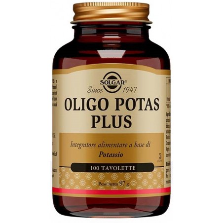 Solgar It. Multinutrient Oligo Potas Plus 100 Tavolette - Integratori per dolori e infiammazioni - 947491458 - Solgar - € 13,31