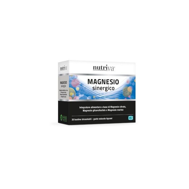 Nutriva Magnesio Sinergico Integratore Per L'Affaticamento 30 Bustine Nutriva - 1