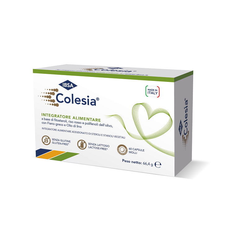 Colesia per Combattere Colesterolo HDL 60 Capsule Molli - Integratori per il cuore e colesterolo - 984871044 - Ibsa - € 38,90