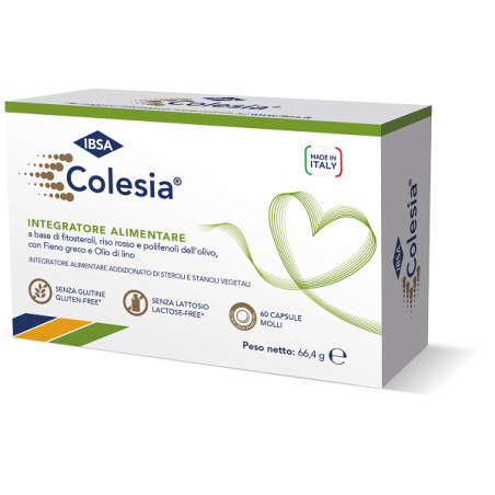 Colesia per Combattere Colesterolo HDL 60 Capsule Molli - Integratori per il cuore e colesterolo - 984871044 - Ibsa - € 38,90