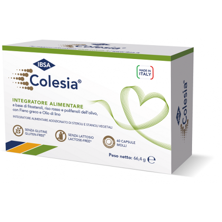 Colesia per Combattere Colesterolo HDL 60 Capsule Molli Ibsa - 1 Colesia per Combattere Colesterolo HDL 60 Capsule Molli Ibsa - 1