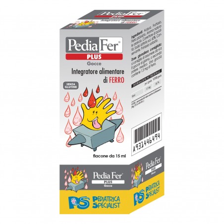 PEDIAFER PLUS GOCCE 15 ML - Vitamine e sali minerali - 984871145 -  - € 18,03