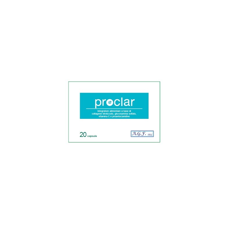 A. G. F. Proclar 20 Capsule - Integratori - 939851806 - A. G. F. - € 22,33