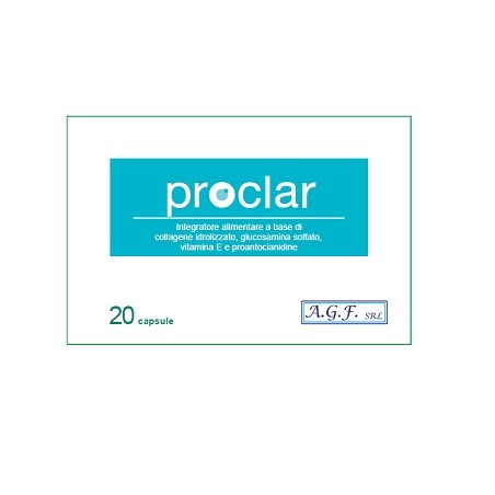 A. G. F. Proclar 20 Capsule A. G. F. - 1 A. G. F. Proclar 20 Capsule A. G. F. - 1