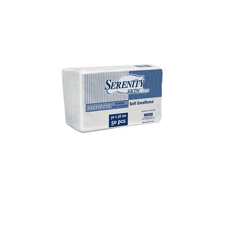Serenity Salvietta Skincare Misura 30 X 38 Cm 50 Pezzi - Ausili per degenza - 912826548 - Serenity - € 7,38