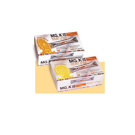 Pool Pharma Mgk Vis Pocket Stick Arancia 12 Bustine Stick Pack - Carenza di ferro - 938283001 - Pool Pharma - € 12,47