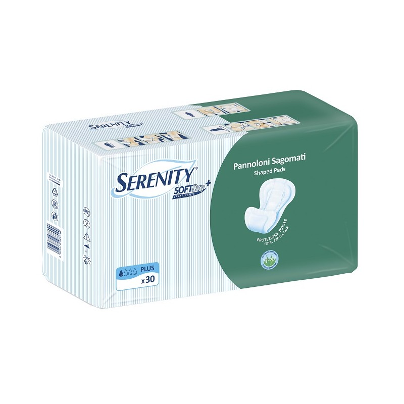 Pannolone Per Incontinenza Sagomato Serenity Softdry+ Aloe Plus 30 Pezzi - Prodotti per incontinenza - 912825181 - Serenity -...