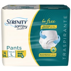 Serenity Pants Sd Sensitive Be Free Extra L 14 Pezzi Serenity - 1