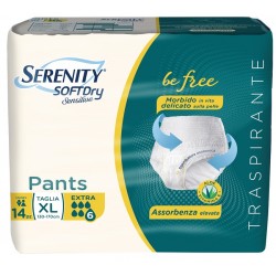 Serenity Pants Sd Sensitive Extra Xl 14 Pezzi - Prodotti per incontinenza - 982475319 - Serenity - € 16,01