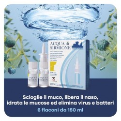 Acqua Di Sirmione 6 Flaconcini - Prodotti per la cura e igiene del naso - 983747027 - Terme Di Sirmione - € 10,90