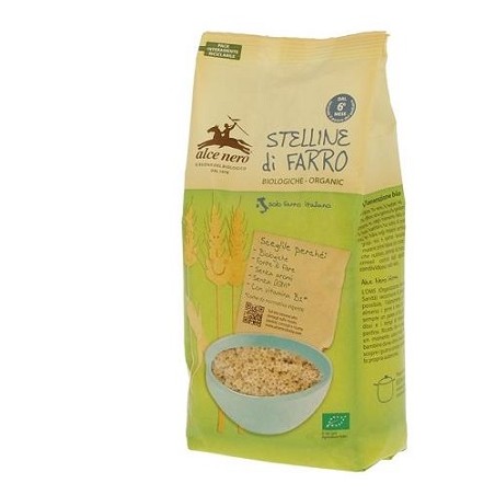 Alce Nero Stelline Farro Baby Food Bio 500 G - Alimentazione e integratori - 924751858 - Alce Nero - € 3,52