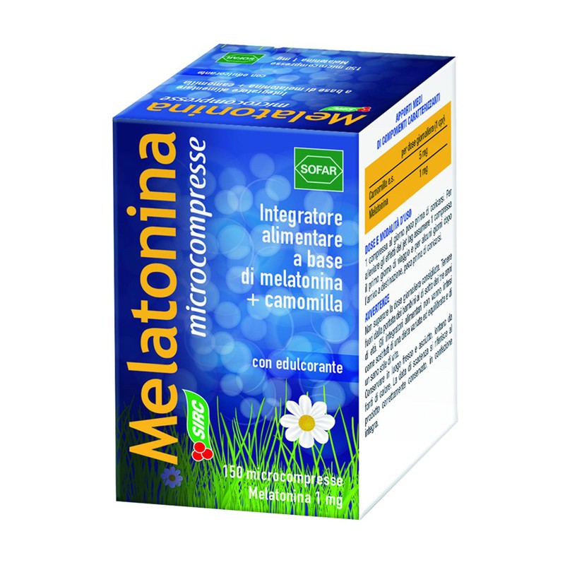 Sofar Melatonina 150 Microcompresse - Integratori per umore, anti stress e sonno - 926257926 - Sofar - € 8,42