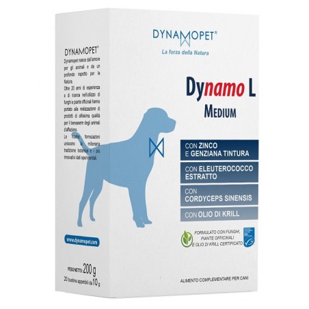 Dynamopet Dynamo L Medium 20 Bustine Da 10 G - Veterinaria - 984901126 - Dynamopet - € 26,18