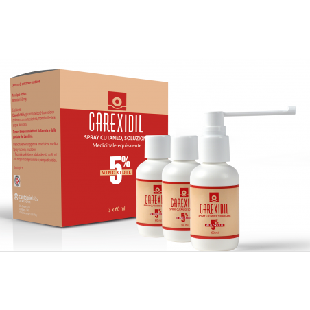 Difa Cooper Carexidil 5% Spray Cutaneo, Soluzione - Farmaci per alopecia - 037291061 - Carexidil - € 65,85