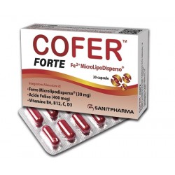 Sanitpharma Cofer Forte 20 Capsule - Carenza di ferro - 984892000 - Sanitpharma - € 21,67
