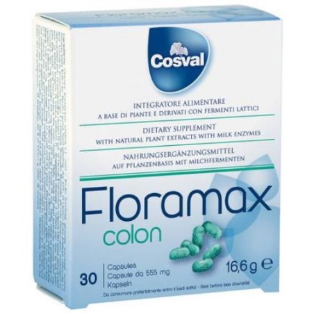 Cosval Floramax Colon 30 Capsule - Integratori di fermenti lattici - 930061635 - Cosval - € 16,76