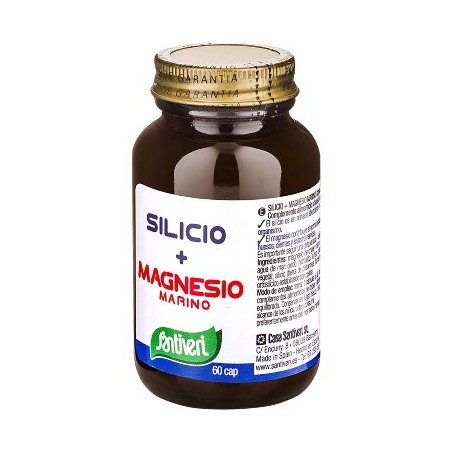 Santiveri Sa Silicio + Magnesio Marino 60 Capsule 28 G - Carenza di ferro - 973642857 - Santiveri Sa - € 23,60