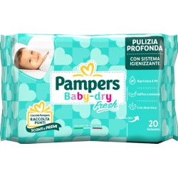 Fater Salviettine Umidificate Pampers Baby Fresh 30% + Consistente 20 Pezzi - Salviettine per bambini - 931846354 - Fater - €...