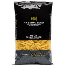 Massimo Zero Mezze Penne Rigate 1 Kg - Alimenti speciali - 973378300 - Massimo Zero - € 5,39