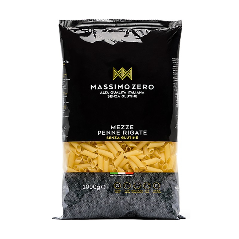 Massimo Zero Mezze Penne Rigate 1 Kg - Alimenti speciali - 973378300 - Massimo Zero - € 5,40