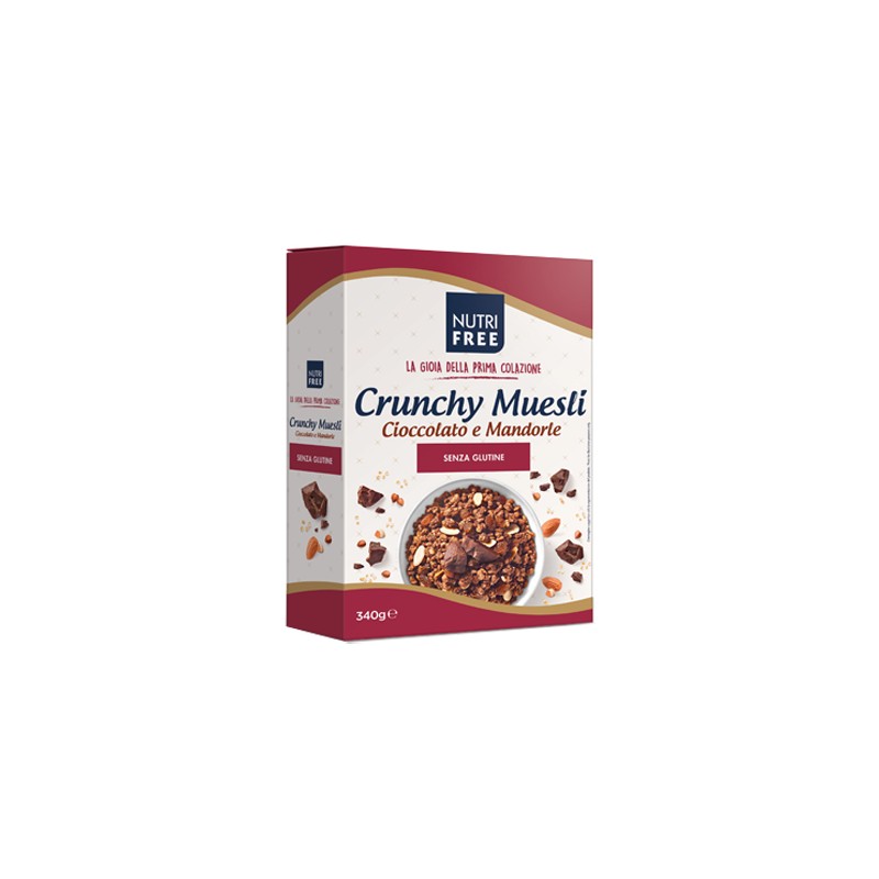 Nt Food Nutrifree Crunchy Mix Cioccolato E Mandorle 340 G - Alimenti senza glutine - 975645603 - Nt Food - € 6,89