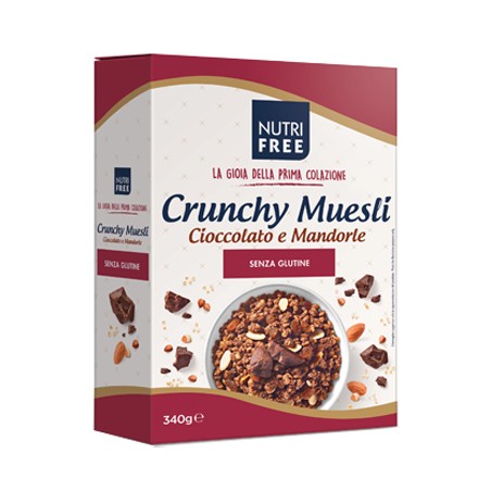 Nt Food Nutrifree Crunchy Mix Cioccolato E Mandorle 340 G - Alimenti senza glutine - 975645603 - Nt Food - € 6,89