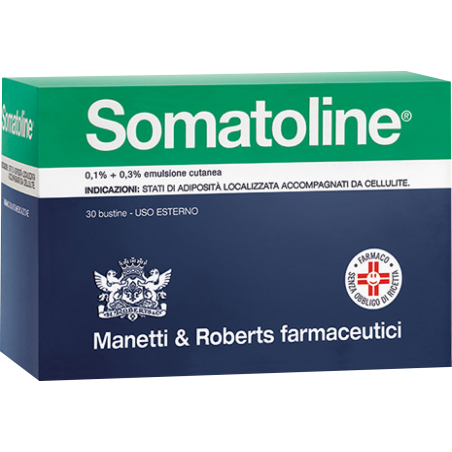 Somatoline Bustine con Emulsione Cutanea Per Eliminare La Cellulite 30 Bustine - Farmaci per anticellulite - 022816021 - Soma...