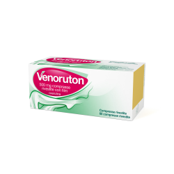 Venoruton 500mg Insufficienza Venosa 60 Compresse Rivestite - Farmaci per gambe pesanti e microcircolo - 017076151 - Venoruto...