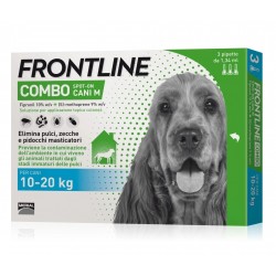 Frontline Combo Spot-On Cani da 10 a 20 Kg 134 mg + 120,6 mg 3 Pipette - Prodotti per cani - 105327011 - Frontline - € 25,86