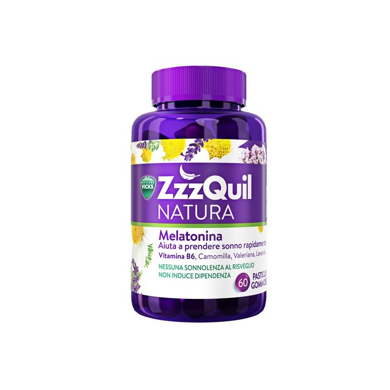 Vicks ZzzQuil Natura Integratore per Dormire 60 Pastiglie - Integratori per umore, anti stress e sonno - 976597070 - ZzzQuil ...